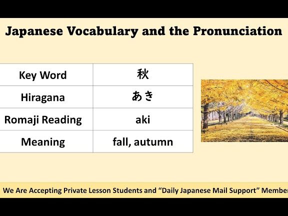 🍁 Japanese word for autumn！秋の日本語表現